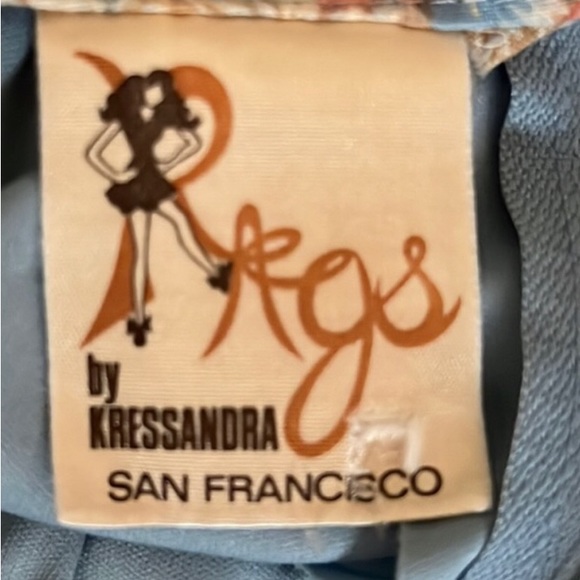 Vintage 70’s - Rags by Kressandra - Gunne style, peasant dress - bishop sleeves - Picture 5 of 6